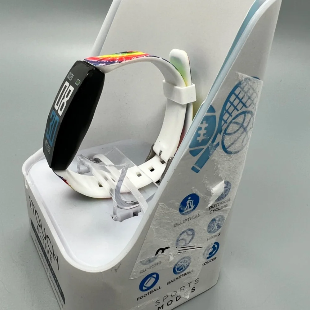 ITouch Action Smartwatch With Tye Dye Design Strap